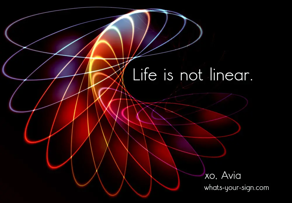 symbolic meaning of life is not linear